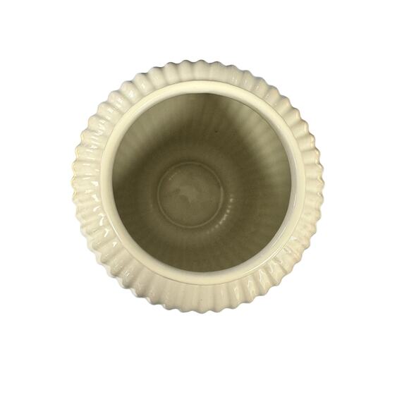 IKEA / Stilren Vase / Ceramic Ribbed Cylinder Vase / White / NWT - Picture 2 of 3